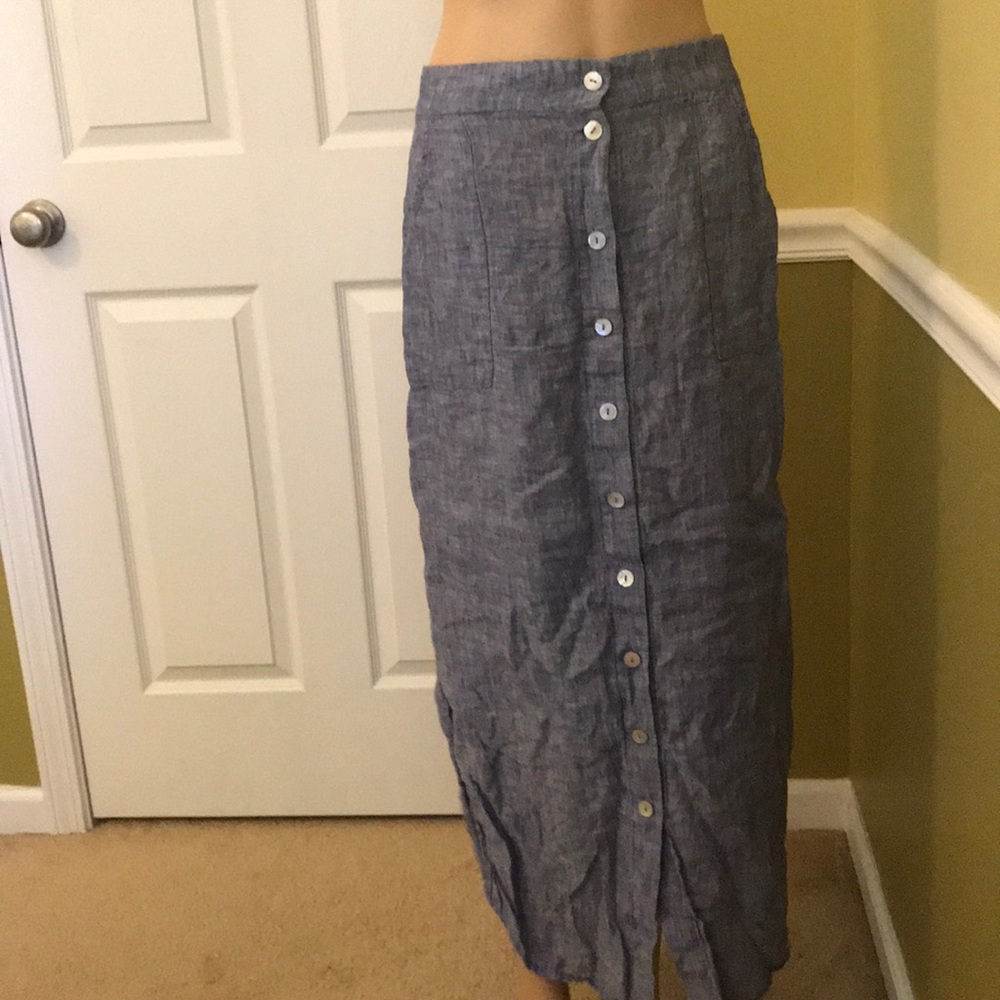 Artisan NY Linen Maxi Skirt